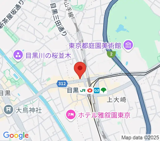 目黒シネマの地図