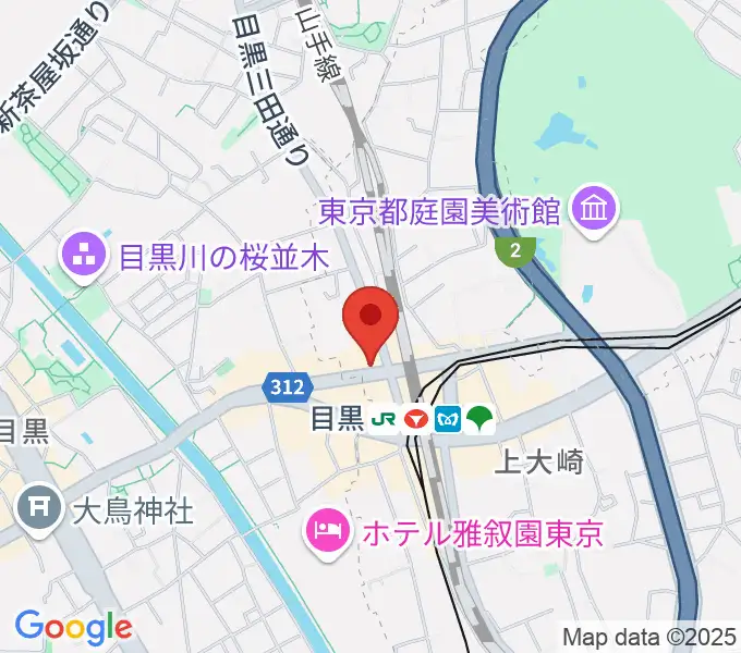 目黒シネマの地図