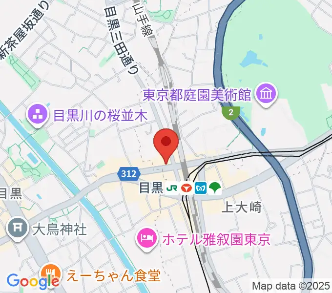 目黒シネマの地図