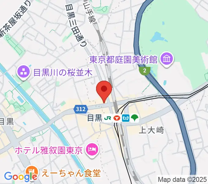 目黒シネマの地図