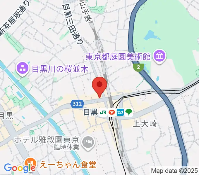 目黒シネマの地図