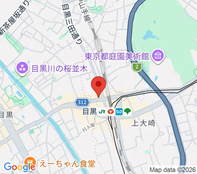 目黒シネマの地図