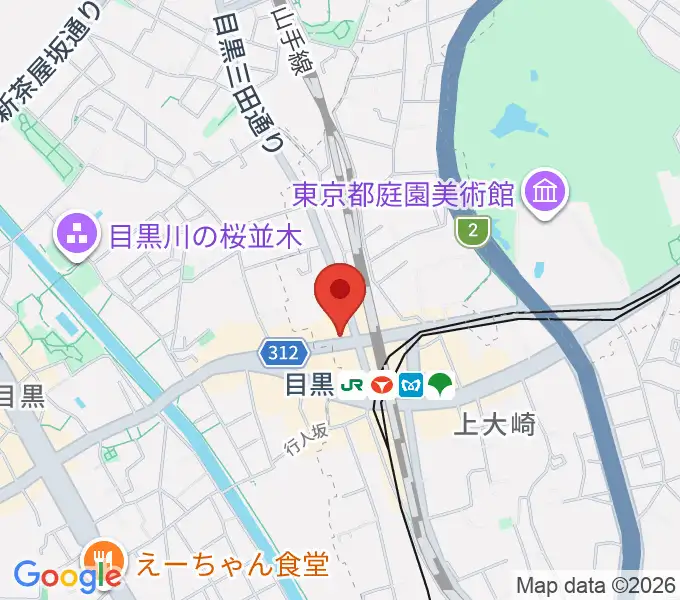 目黒シネマの地図