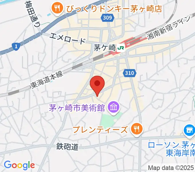 JAM IN THE BOXの地図
