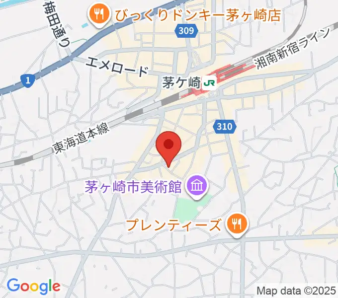 JAM IN THE BOXの地図