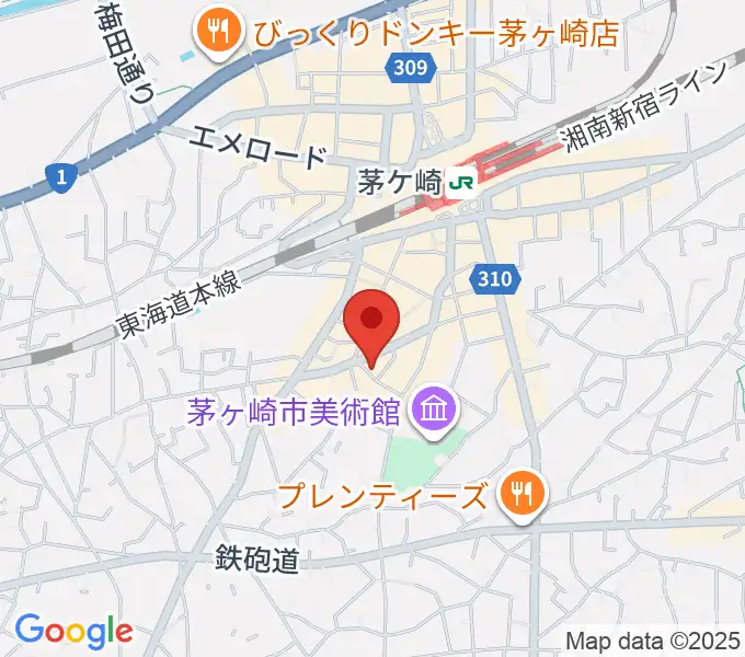 JAM IN THE BOXの地図