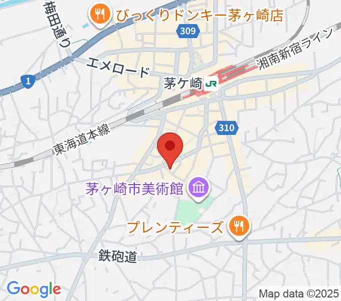 JAM IN THE BOXの地図