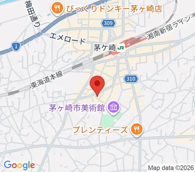 JAM IN THE BOXの地図