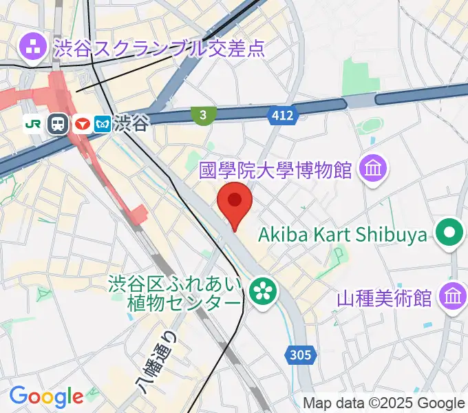 スタジオ サルバベルカントの地図