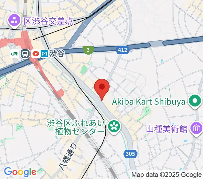 スタジオ サルバベルカントの地図