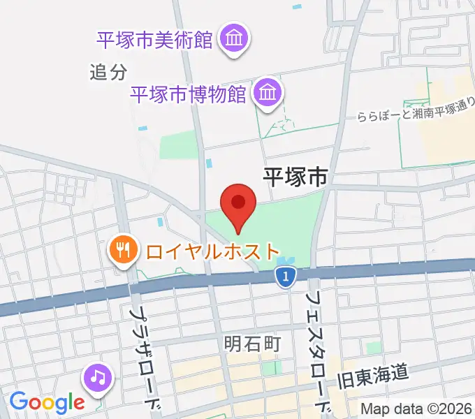 八幡山の洋館の地図