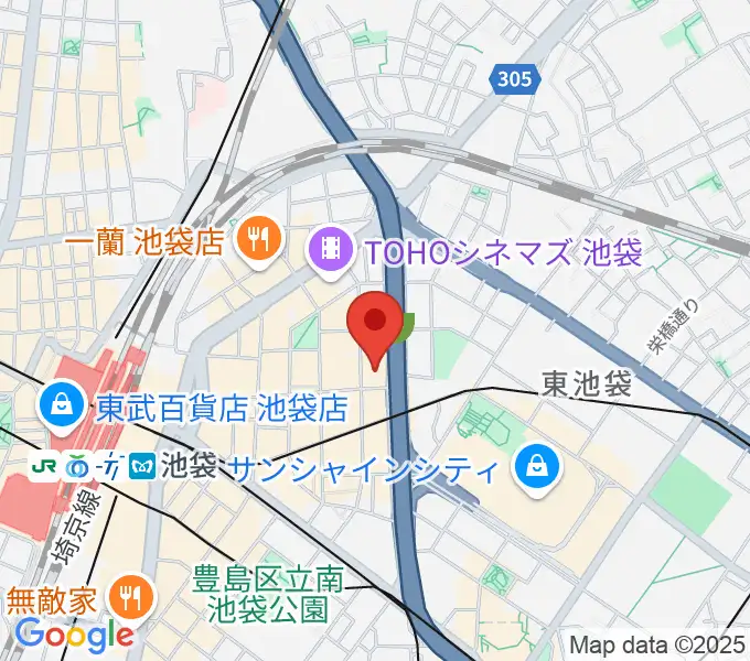 グランドシネマサンシャイン池袋の地図