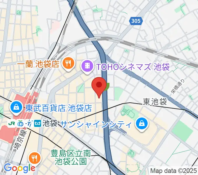 グランドシネマサンシャイン池袋の地図