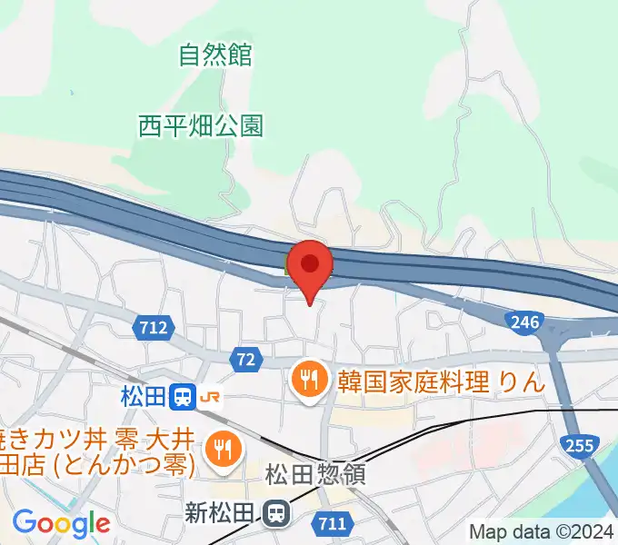 松田町生涯学習センターの地図