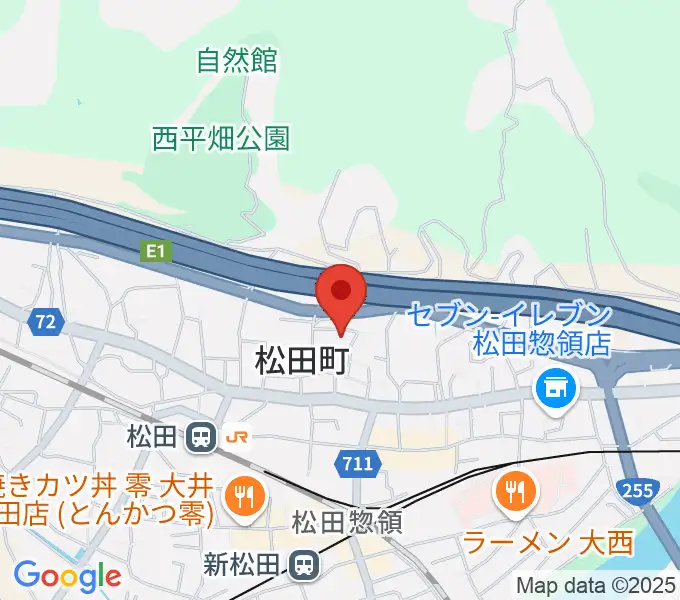 松田町生涯学習センターの地図