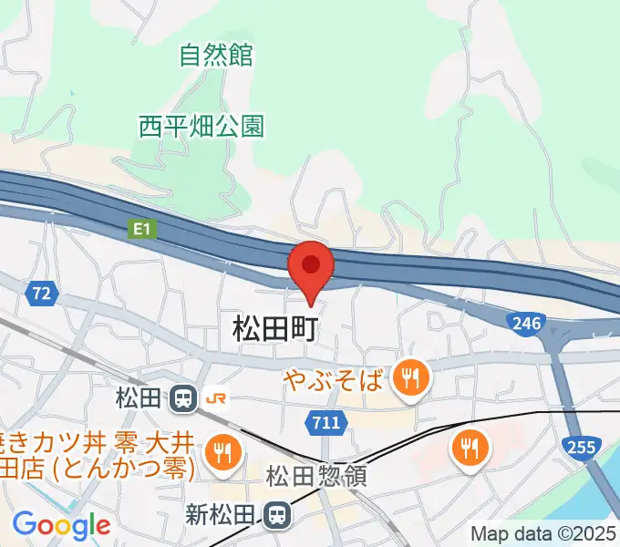 松田町生涯学習センターの地図