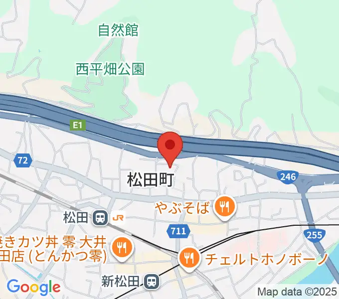 松田町生涯学習センターの地図