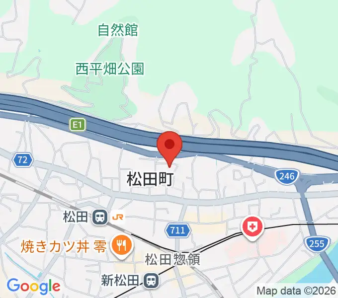 松田町生涯学習センターの地図