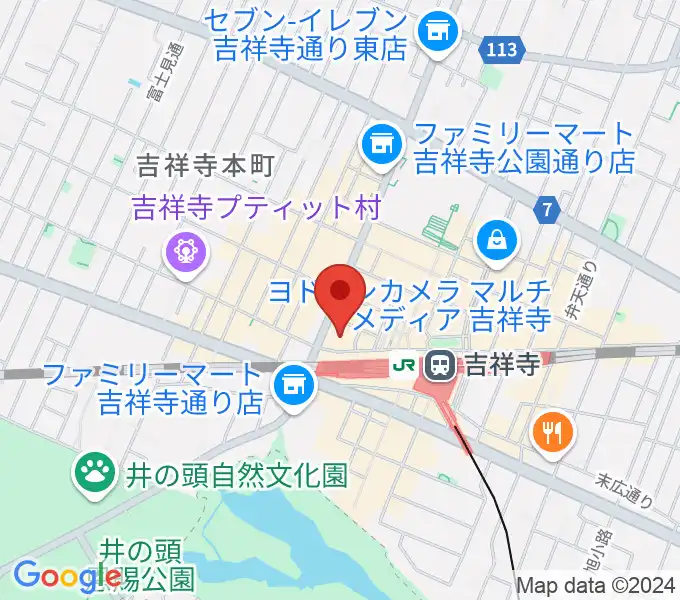 アップリンク吉祥寺の地図