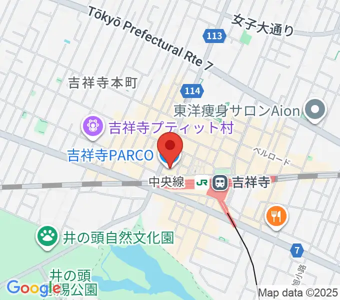 アップリンク吉祥寺の地図