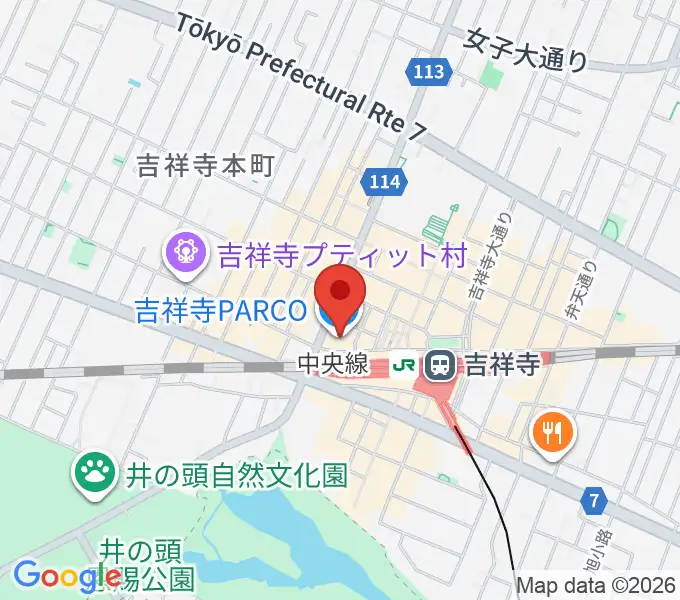 アップリンク吉祥寺の地図