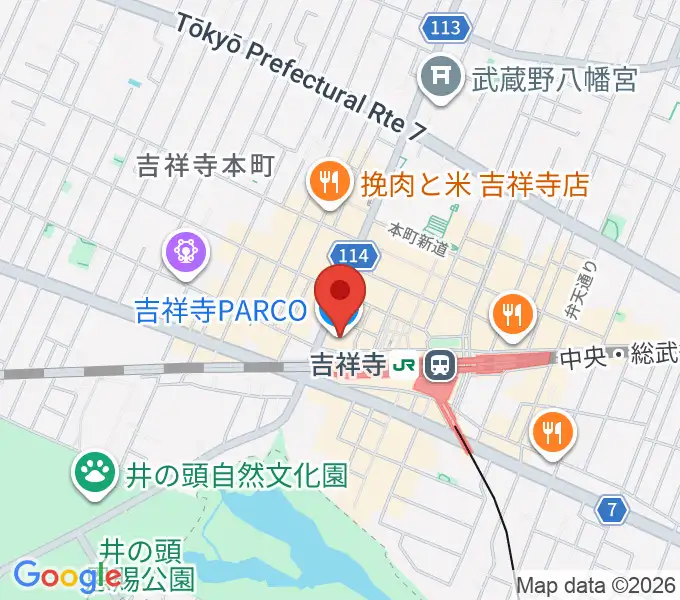 アップリンク吉祥寺の地図