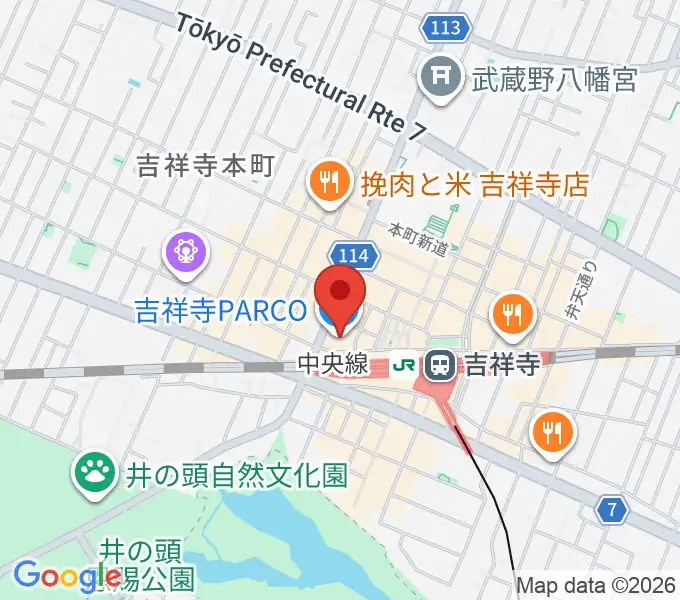 アップリンク吉祥寺の地図