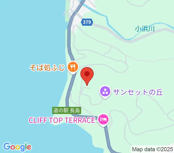 長島町文化ホールの地図