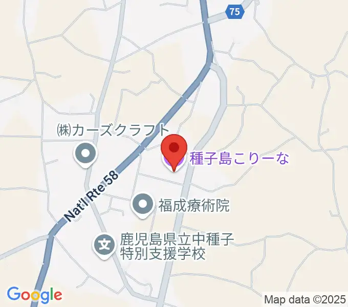 種子島こりーなの地図