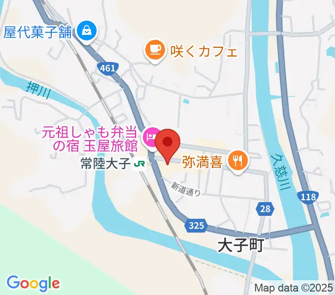 大子町文化福祉会館まいんの地図