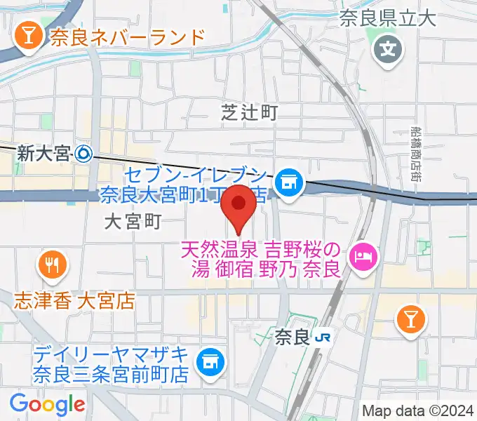 スターヒルスタジオの地図