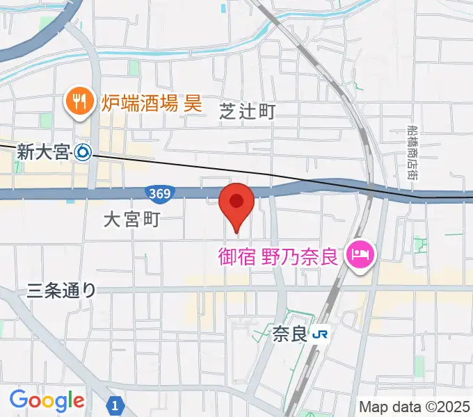 スターヒルスタジオの地図