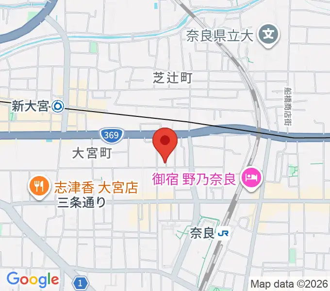 スターヒルスタジオの地図
