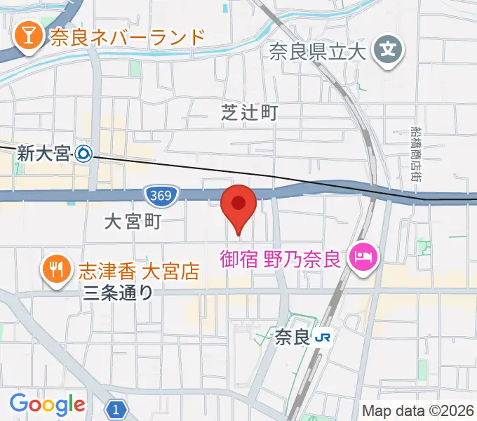 スターヒルスタジオの地図