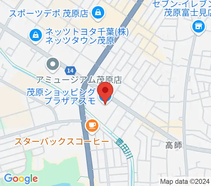 ASMO劇場の地図