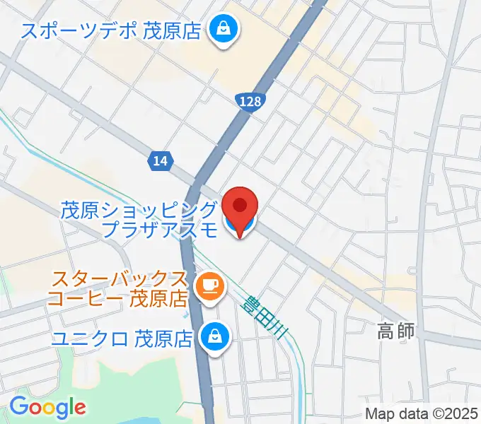 ASMO劇場の地図