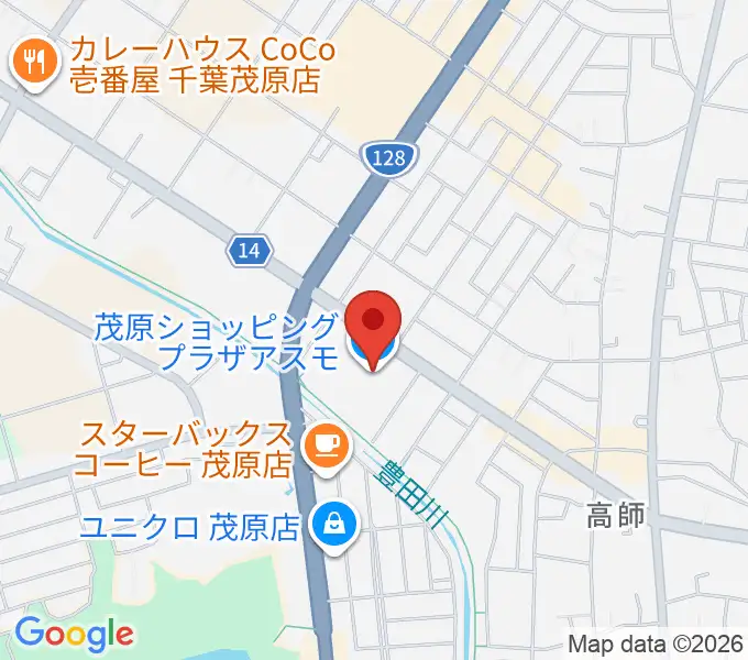 ASMO劇場の地図