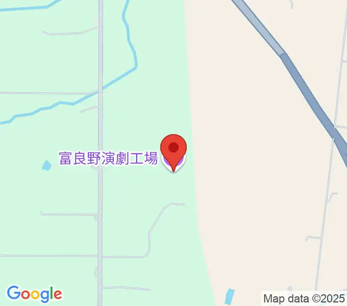 富良野演劇工場の地図
