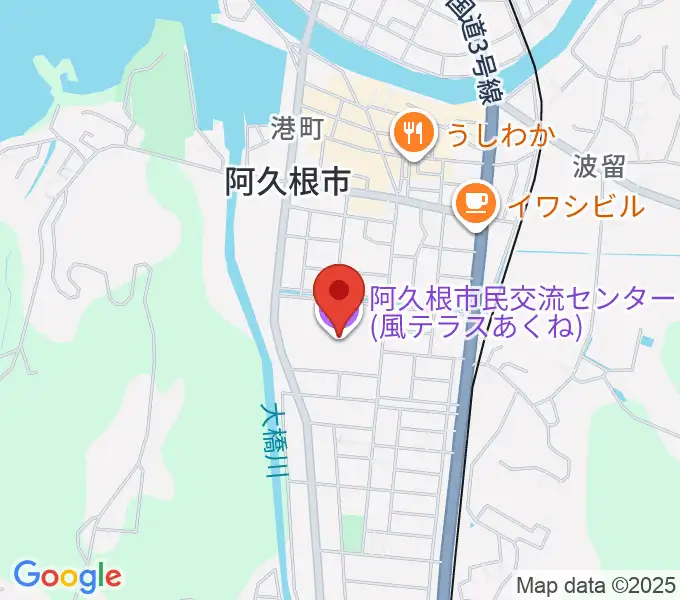 阿久根市民交流センター 風テラスあくねの地図