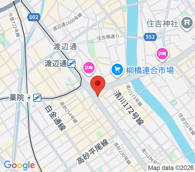 福岡gigiの地図