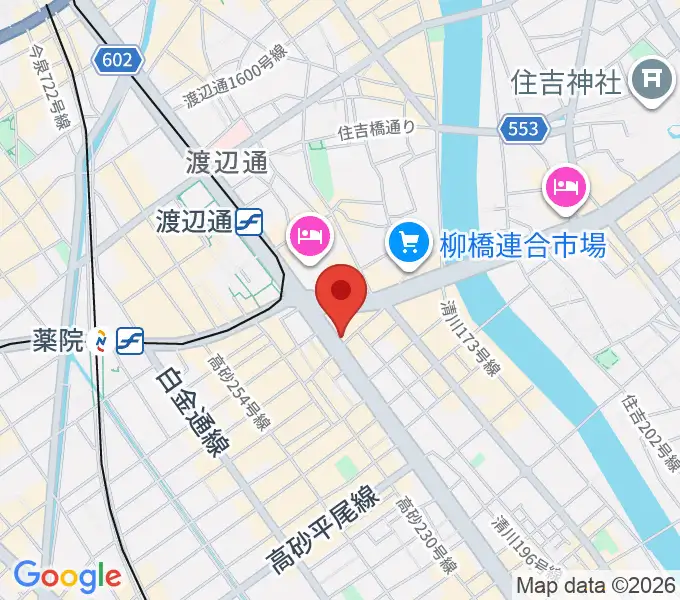 福岡gigiの地図