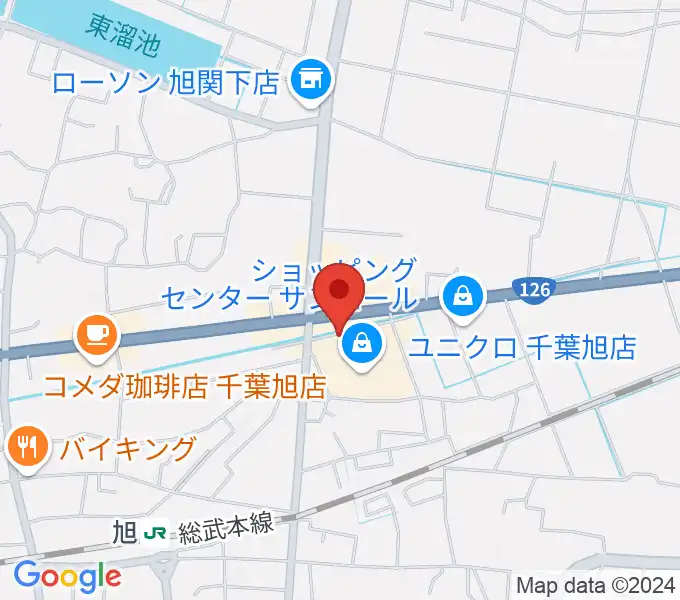 旭サンモールシネマの地図