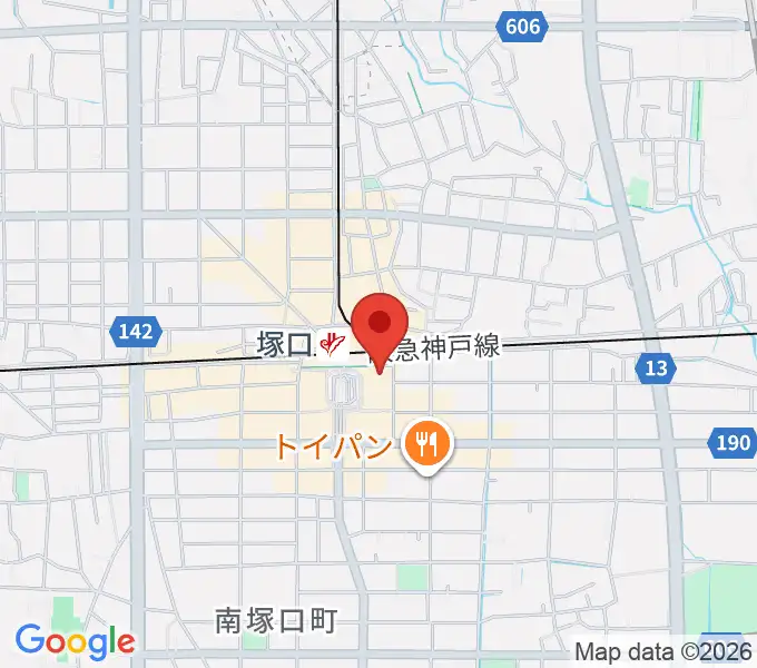 塚口サンサン劇場の地図