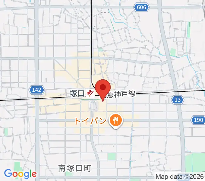 塚口サンサン劇場の地図