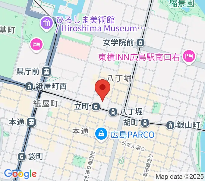 サロンシネマ1・2の地図