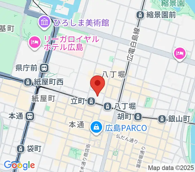 サロンシネマ1・2の地図