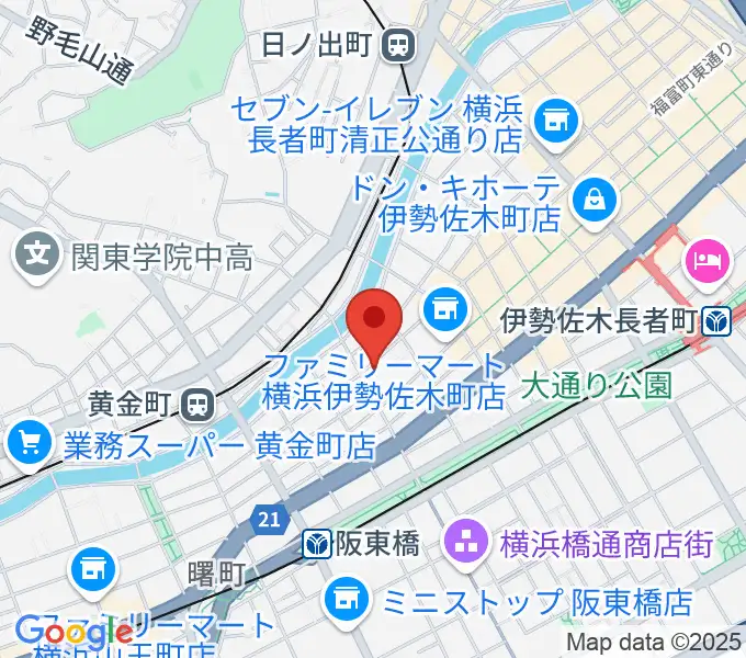 横浜シネマ・ジャック＆ベティの地図