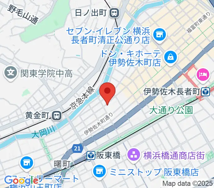 横浜シネマ・ジャック＆ベティの地図