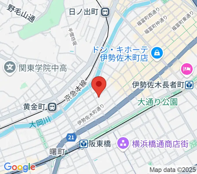 横浜シネマ・ジャック＆ベティの地図