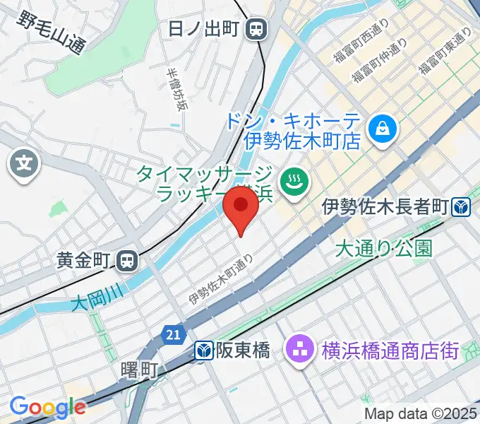 横浜シネマ・ジャック＆ベティの地図